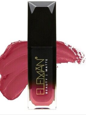 NIB Eleman Beauty Matte Liquid Lipstick - Pink (Miami) Purse Size .15 Fl Oz